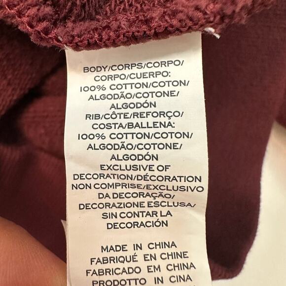 Marc Jacobs Maroon Embroidered Sweatshirt - Picture 6 of 7